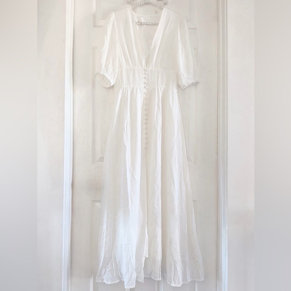 Commense Frenchy Button Split Long Dress - Picture 8 of 13